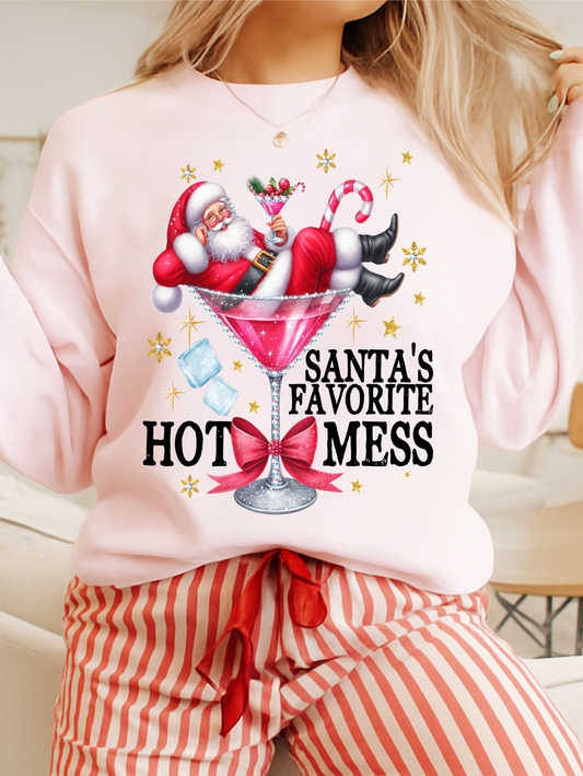 Santas Favorite Hot Mess Crewneck