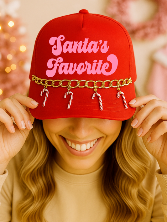 Santa's Favorite Trucker Hat
