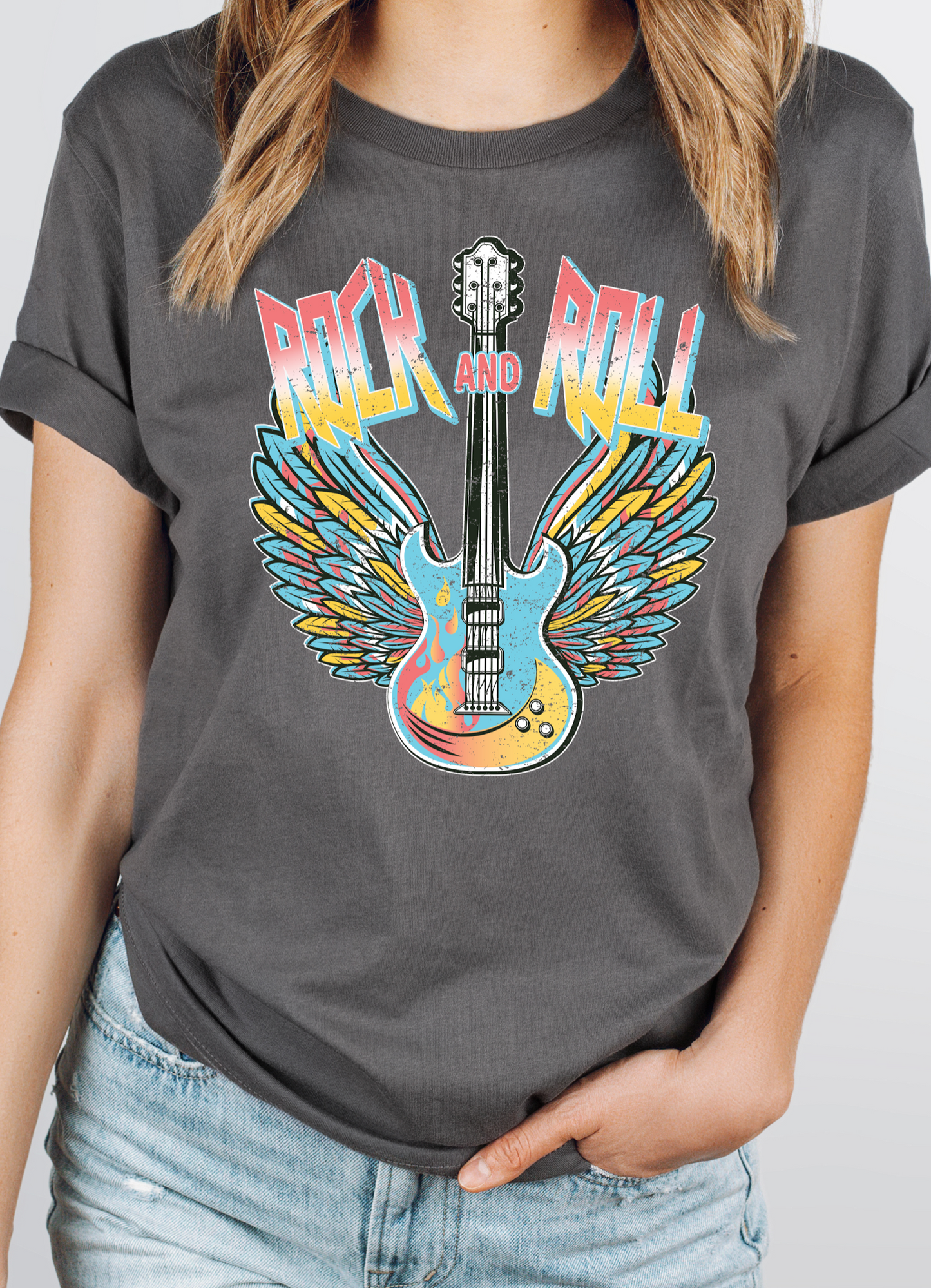 GRAPHIC TEE 343DG Rock and Roll