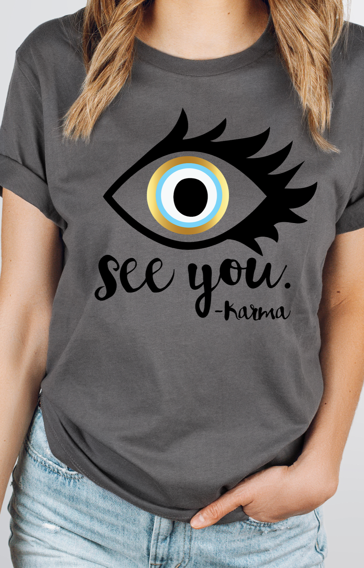 GRAPHIC TEE 334DG Eye See You