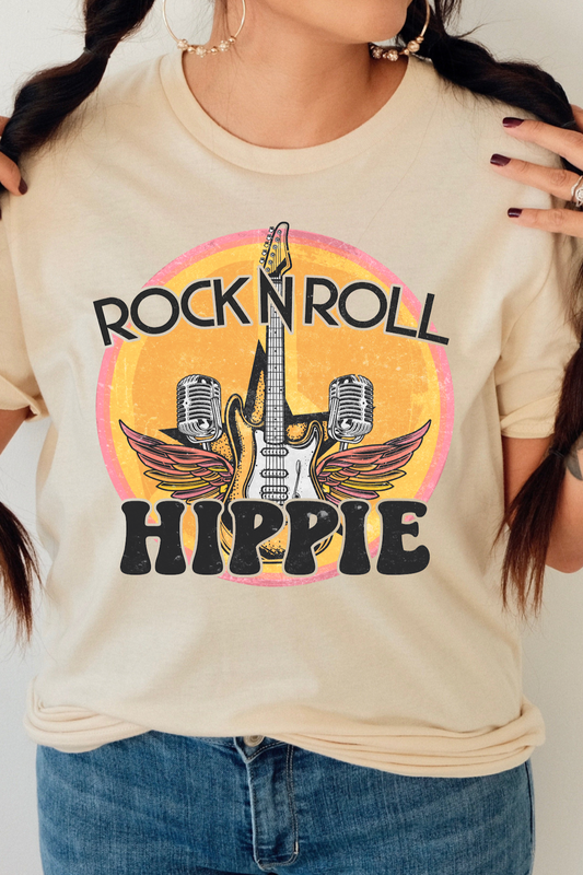 GRAPHIC TEE 275S Rock N Roll Hippie