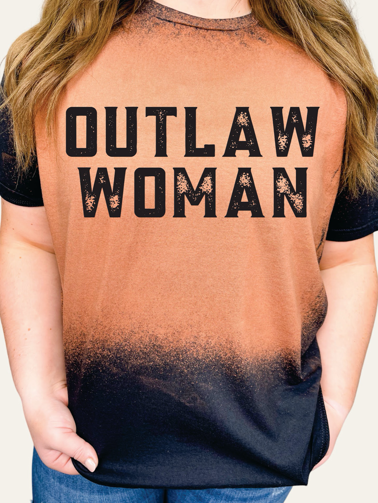 GRAPHIC TEE 198B Outlaw Woman