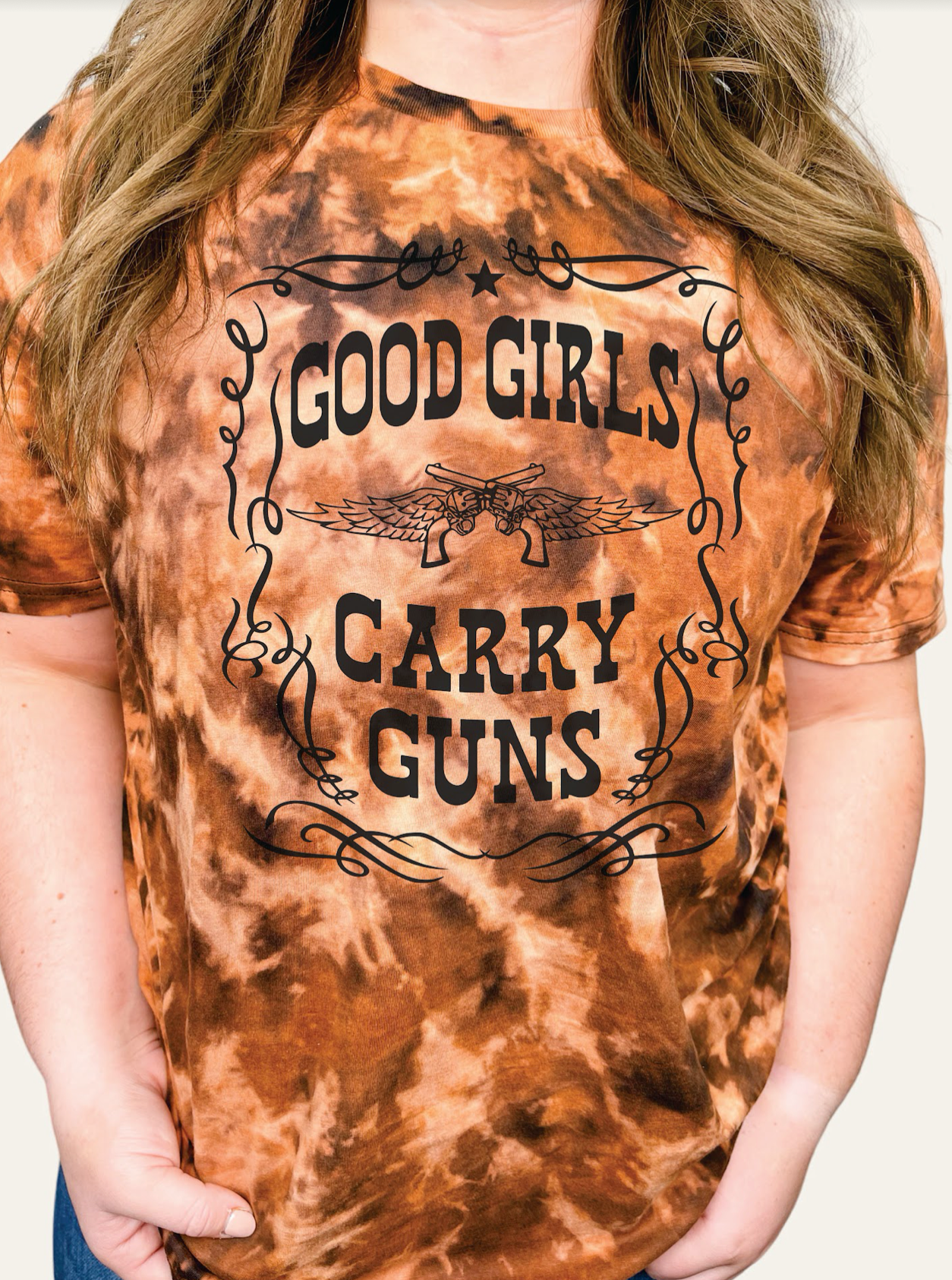 GRAPHIC TEE 299B Good Girls Carry Guns