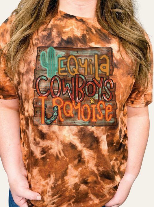 GRAPHIC TEE 64B Tequila Cowboys & Turquoise