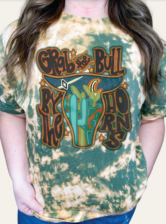 GRAPHIC TEE 82G Grab the Bull by the Horns