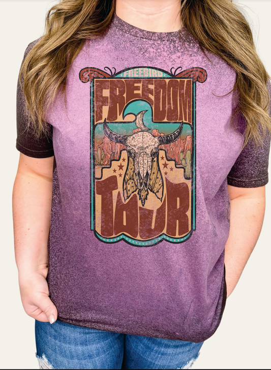 GRAPHIC TEE 267B Freebird Freedom Tour