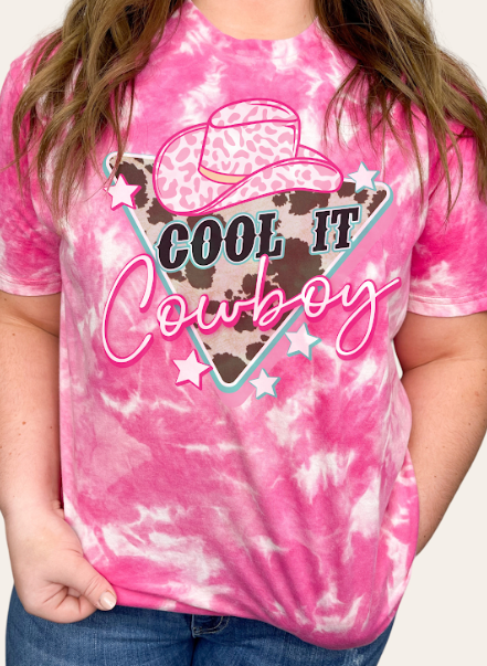 GRAPHIC TEE 374P Cool it Cowboy