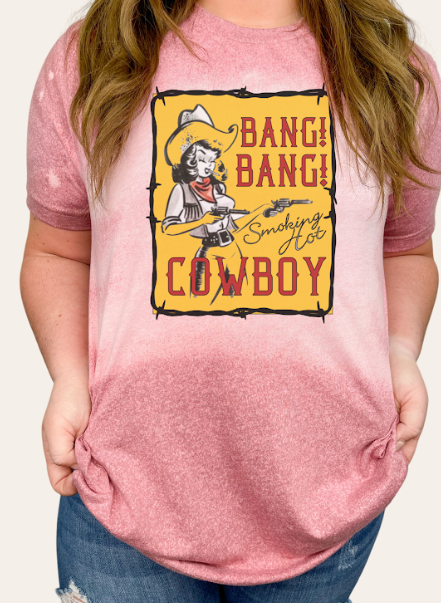 GRAPHIC TEE 376DP Bang Bang Cowboy