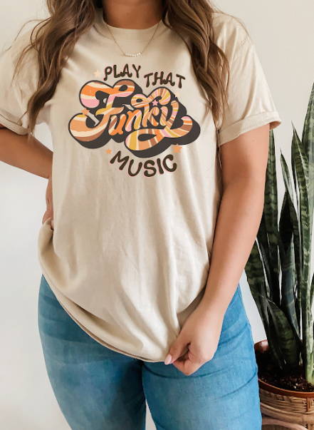 GRAPHIC TEE 383S Play that Funky Music