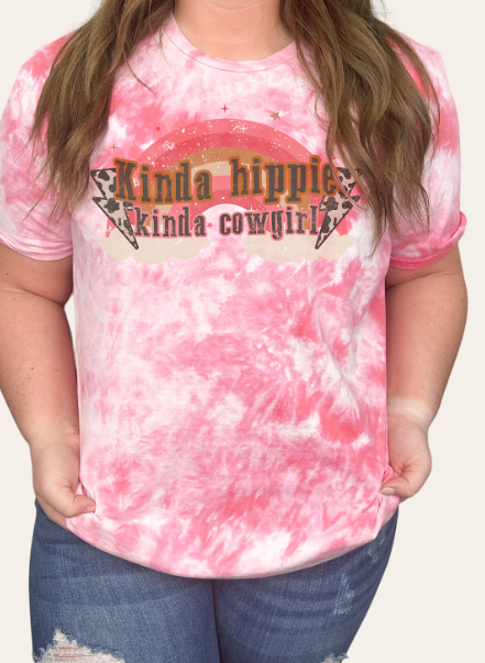 GRAPHIC TEE 390CS Kinda Hippies Kinda Cowgirl