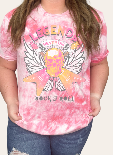 GRAPHIC TEE 391CS Legends Never Die Rock & Roll