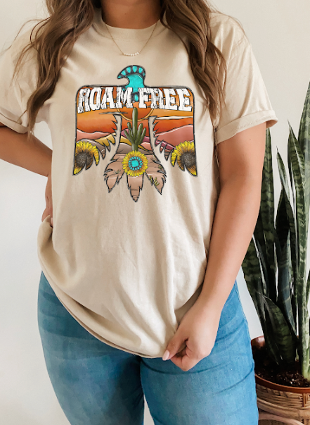 GRAPHIC TEE 414S Roam Free