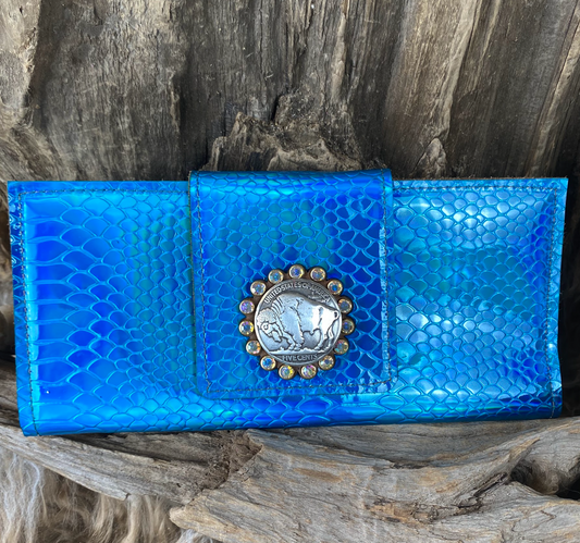 ROWDYRANCH Large Wallet with Concho 1229