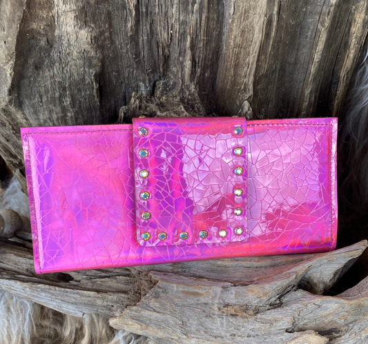 ROWDYRANCH Large Wallet with Crystals 1204