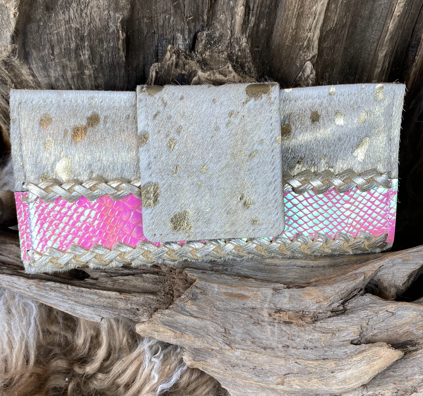 ROWDYRANCH Wallet with Braiding 1214