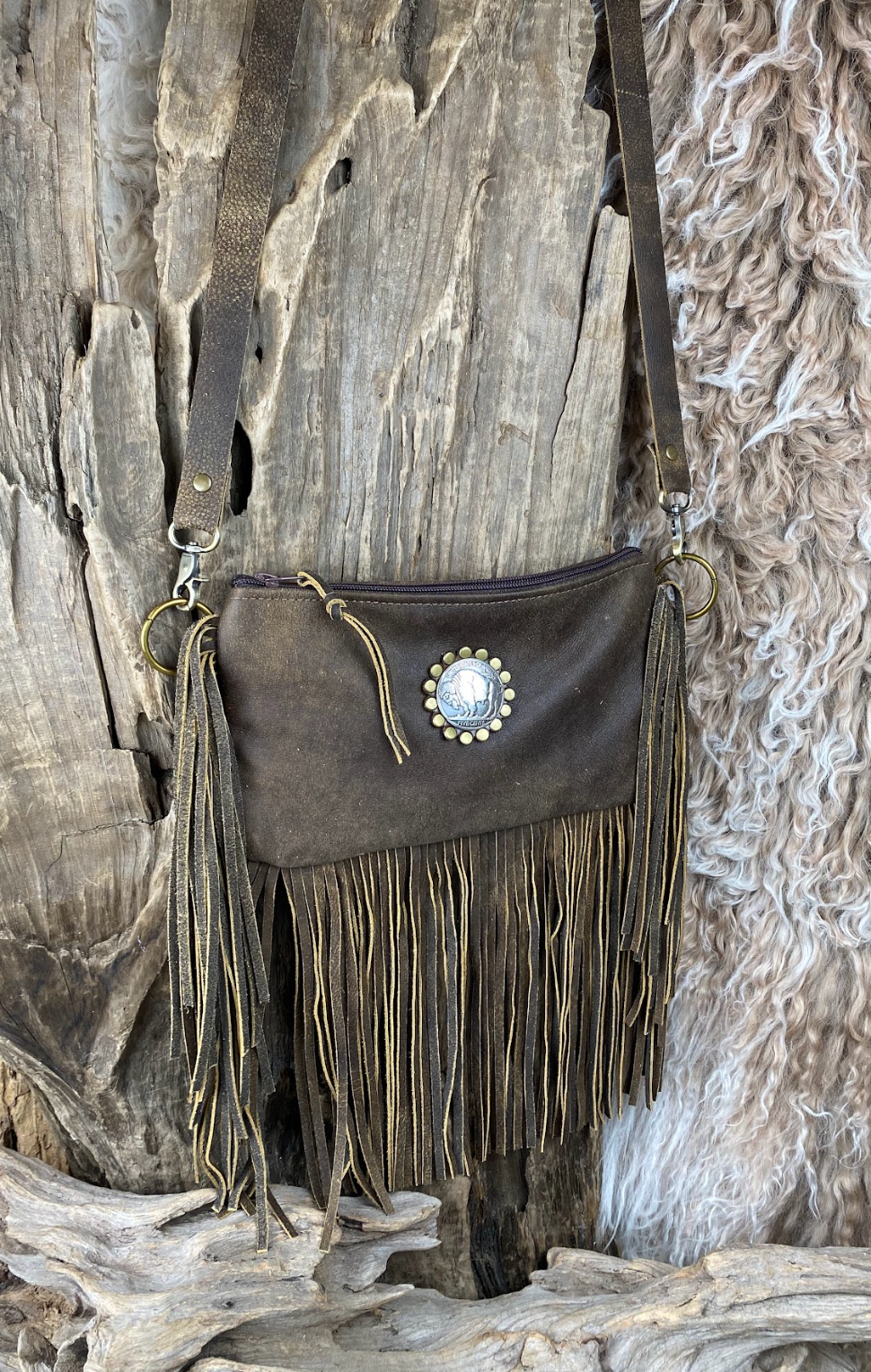 SunsetRidge Olive with Concho Brown