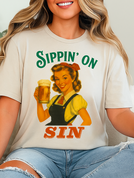 Sippin on Sin Graphic Tee