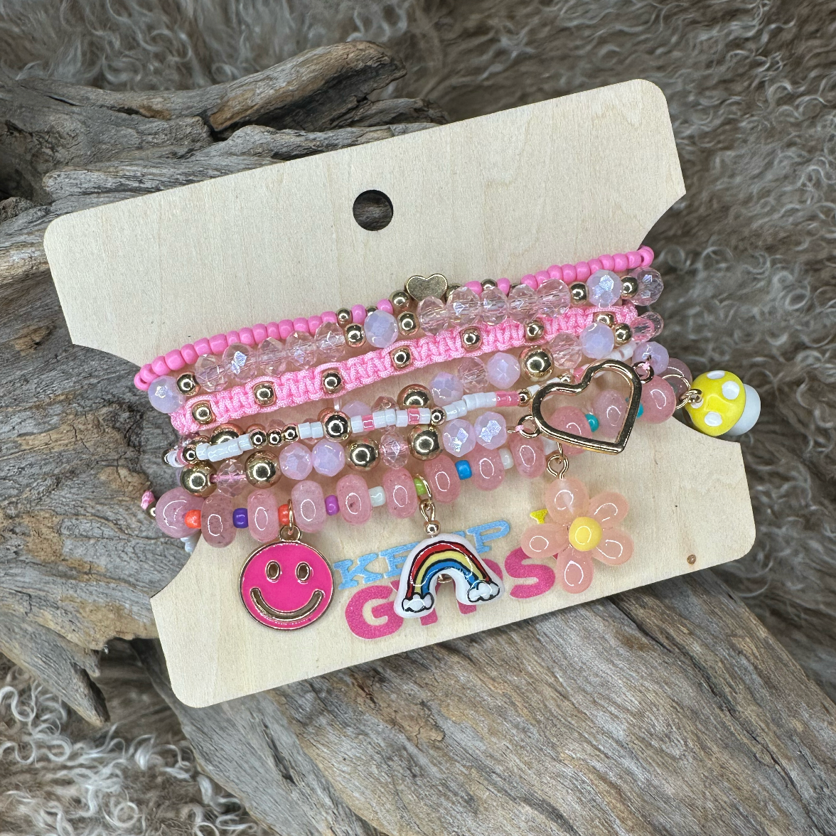 Pink Charm Stack