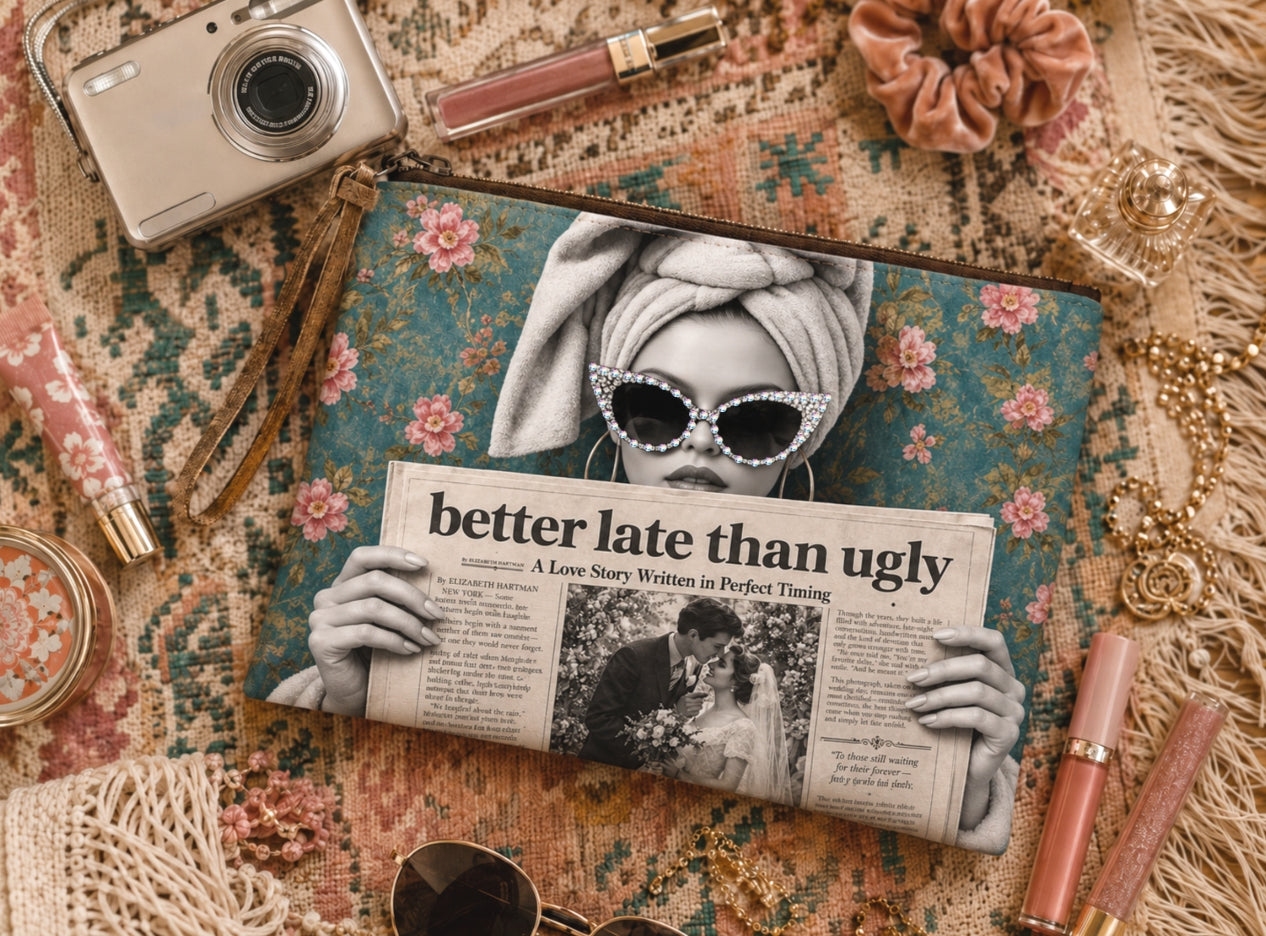 Better Late Than Ugly Maxine Makeup Bag