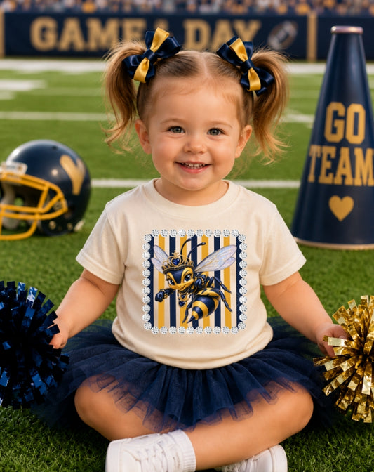 Gameday Yellowjacket Cream Kids Graphic Tee
