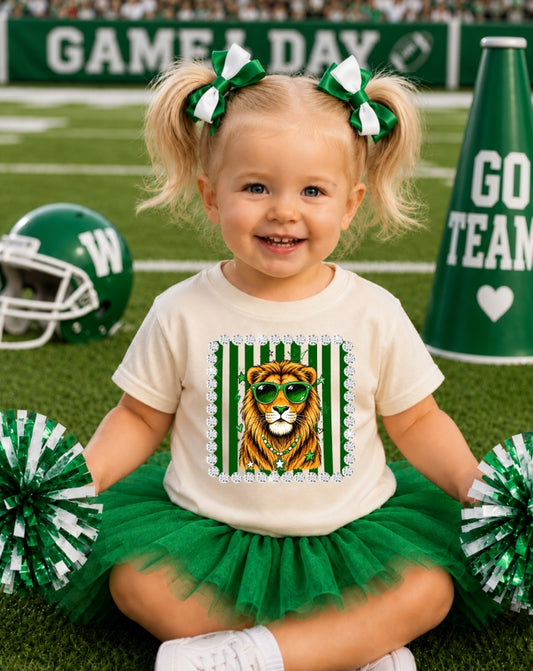 Gameday Lion Cream Kids Graphic Tee