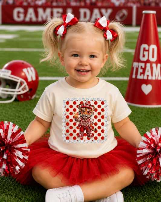 Gameday Tiger Cream Kids Graphic Tee