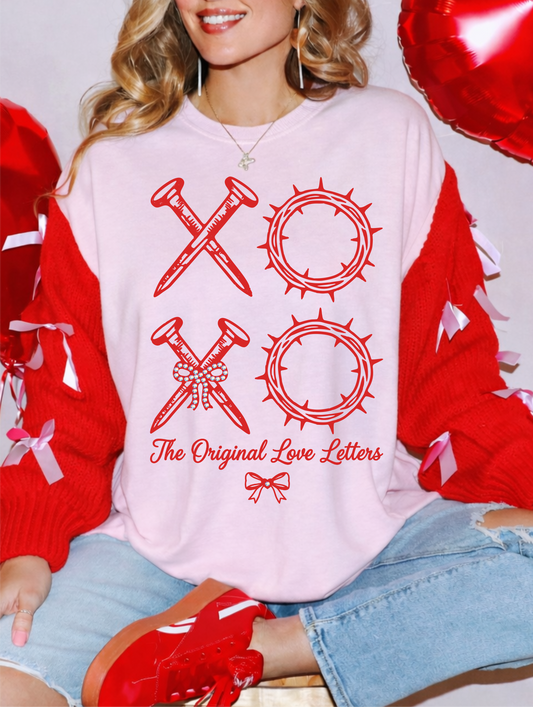 XOXO Light Pink Graphic Tee