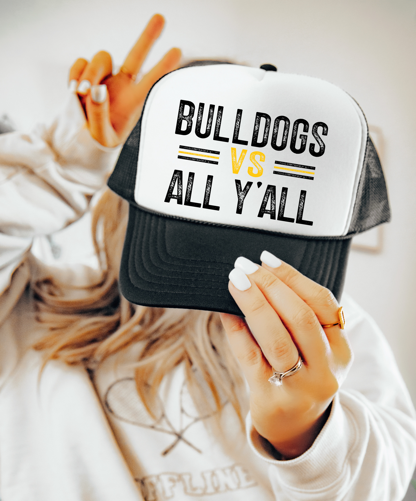 Bulldogs vs All Y'all Mascot Trucker Ballcap