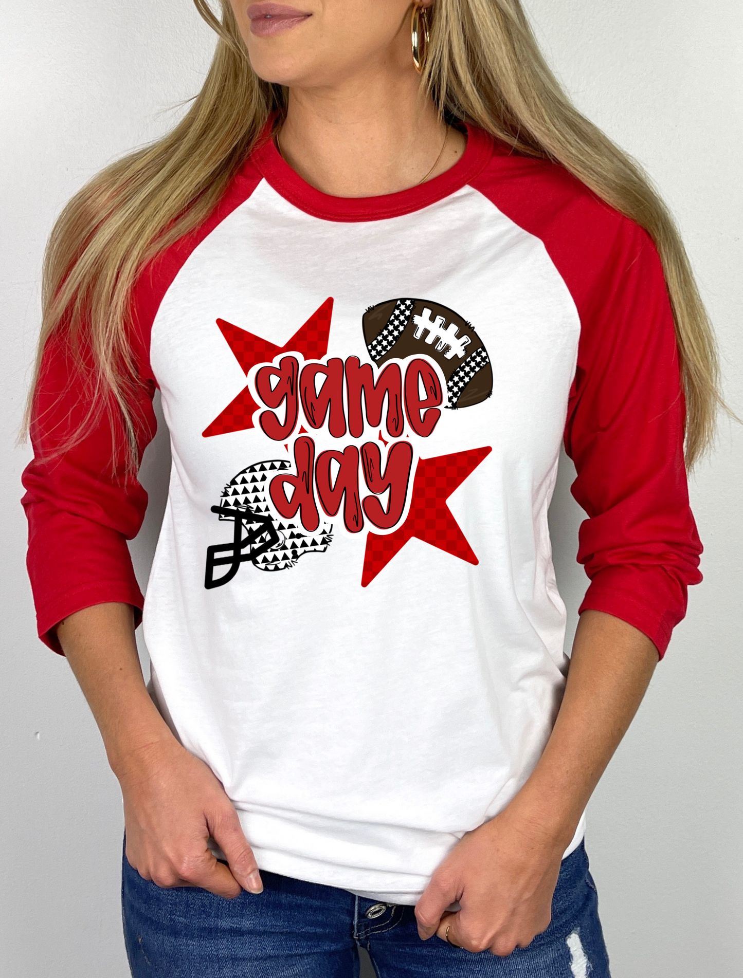 Game Day Mascot Raglan Graphic Tee