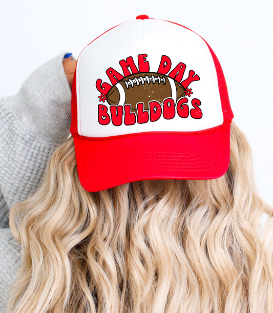 Game Day Bulldogs Mascot Trucker Ballcap