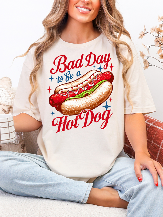 Bad Day to be a Hotdog Graphic Tee
