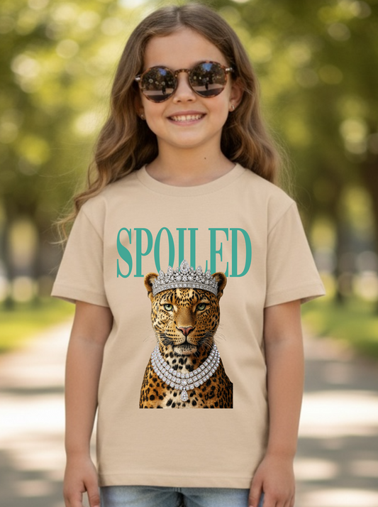 Spoiled Leopard Kids Graphic Tee