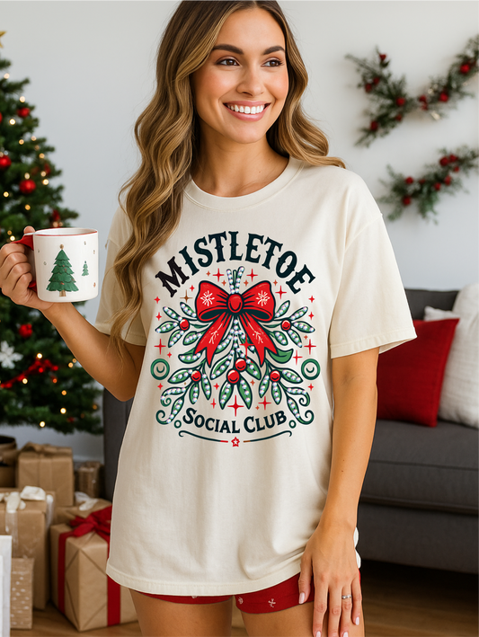Mistletoe Social Club Graphic Tee