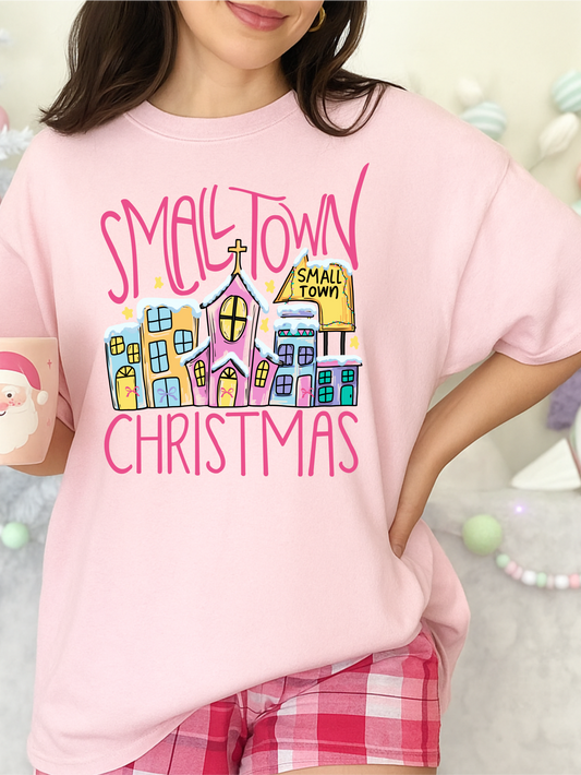 Small Town Christmas Graphic Tee